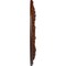 Ekena Millwork Rose Ceiling Medallion (Canopies up to 13 1/2"), 33 7/8"OD x 2 3/8"P, Burnished Mahogany Crackle CM33ROBMC - alternate 2